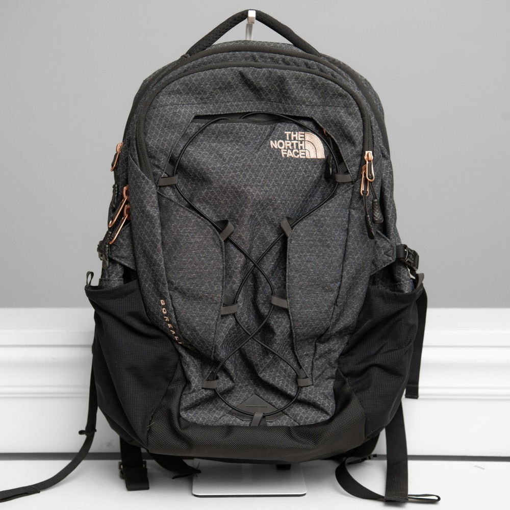 The North Face Borealis Backpack Black Grey FlexVent Padded Laptop Bag GorpCore